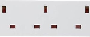 PRO ELEC PELB1906 4 Gang Extension Lead White, 10m