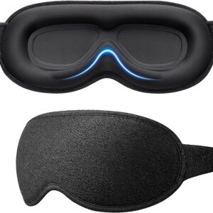 Gritin 100% Blackout Sleep Masks for Women & Men - Zero Eye Pressure Sleeping Eye Mask