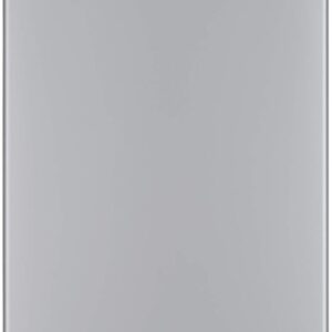 Cookology UCIF93 Undercounter Freestanding Fridge 93 Litre Capacity, Features an Adjustable Temperature Control and Legs, Reversible Door and Chiller Box - in Silver [Energy Class F]