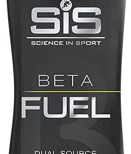 Science in Sport Beta Fuel Gels Dual Source Energy Gel, Strawberry and Lime Flavour, 40 g of Carbs Per Pack, 60 ml Pack (6 Pack)